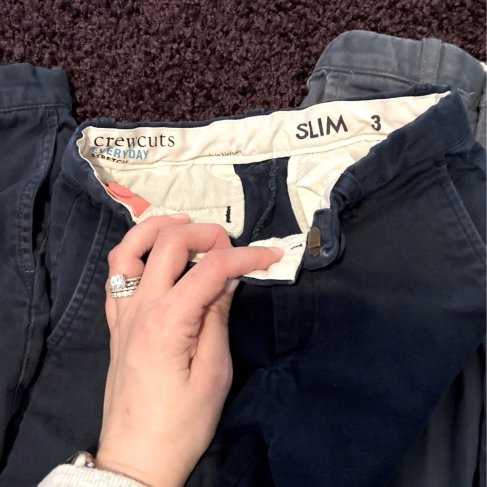 Lot of crew cut pants